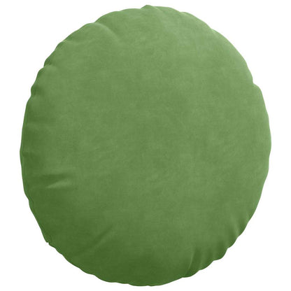 Zitkussens 2 stuks Lichtgroen Ø 40 x 13 cm Fluweel
