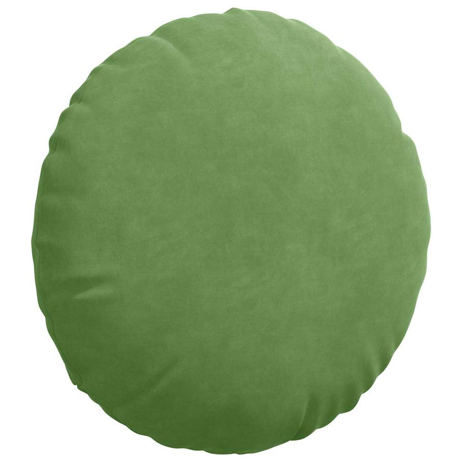 Zitkussens 2 stuks Lichtgroen Ø 40 x 13 cm Fluweel