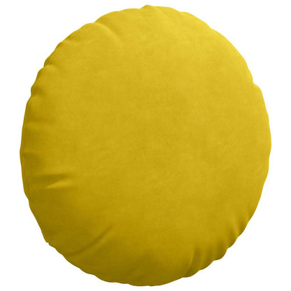 Zitkussens 2 pcs Geel Ø 40 x 13 cm Fluweel