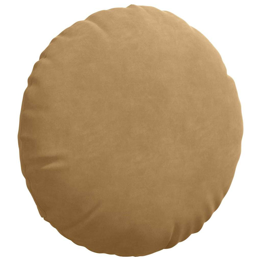 Zitkussens 2 pcs Bruin Ø 40 x 13 cm Fluweel
