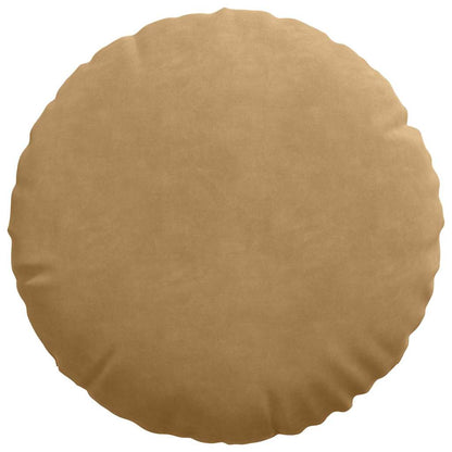 Zitkussens 2 pcs Bruin Ø 40 x 13 cm Fluweel