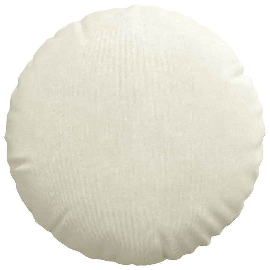 Zitkussens 2 pcs Crème Ø 40 x 13 cm Fluweel