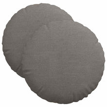 Zitkussens 2 pcs Lichtgrijs Ø 40 cm Katoen Stof