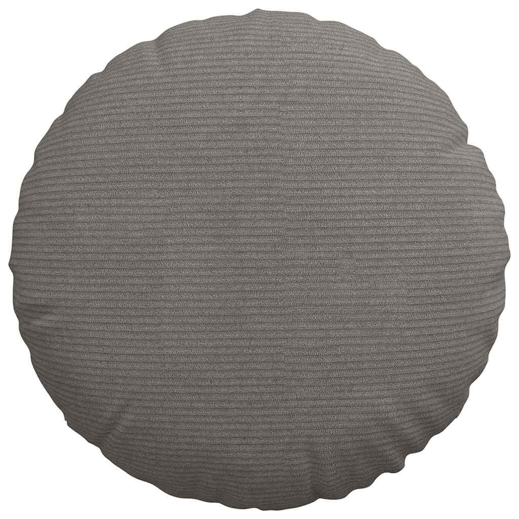 Zitkussens 2 pcs Lichtgrijs Ø 40 cm Katoen Stof
