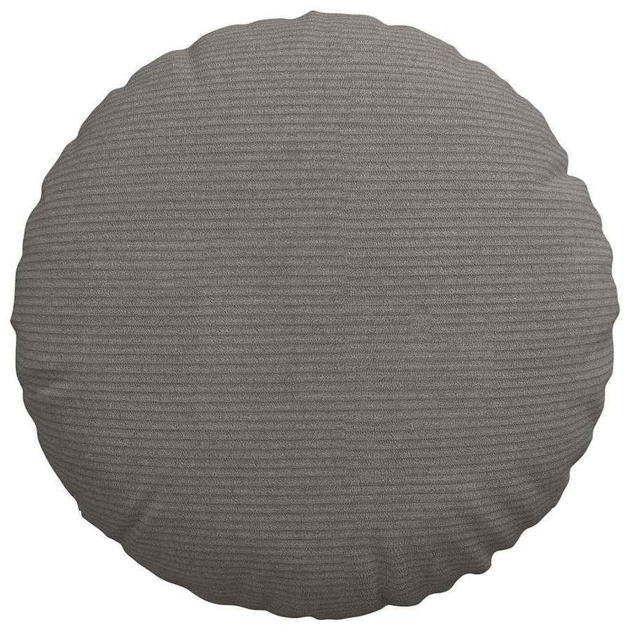 Zitkussens 2 pcs Lichtgrijs Ø 40 cm Katoen Stof