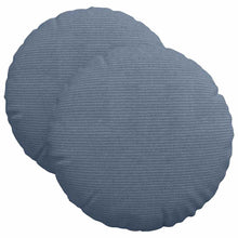 Zitkussens 2 pcs Blauw Ø 40 cm Katoen Stof