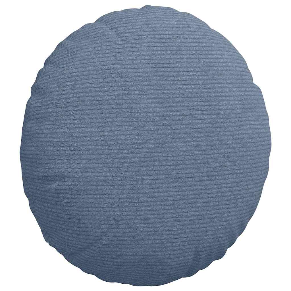 Zitkussens 2 pcs Blauw Ø 40 cm Katoen Stof