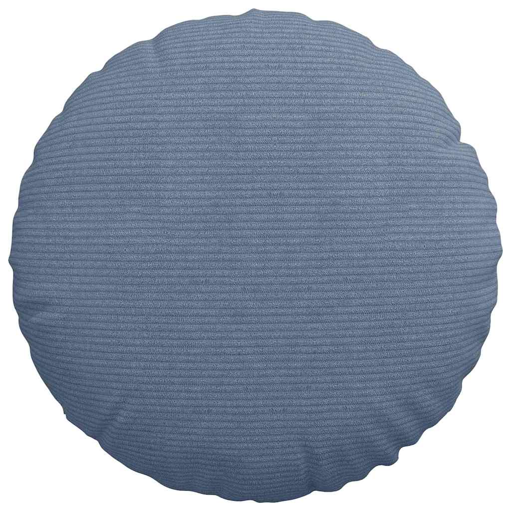 Zitkussens 2 pcs Blauw Ø 40 cm Katoen Stof