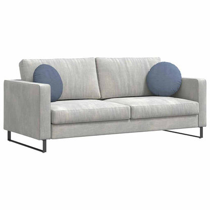 Zitkussens 2 pcs Blauw Ø 40 cm Katoen Stof
