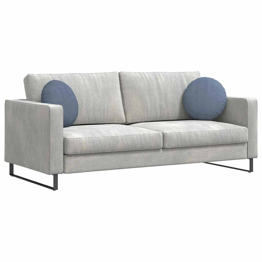 Zitkussens 2 pcs Blauw Ø 40 cm Katoen Stof