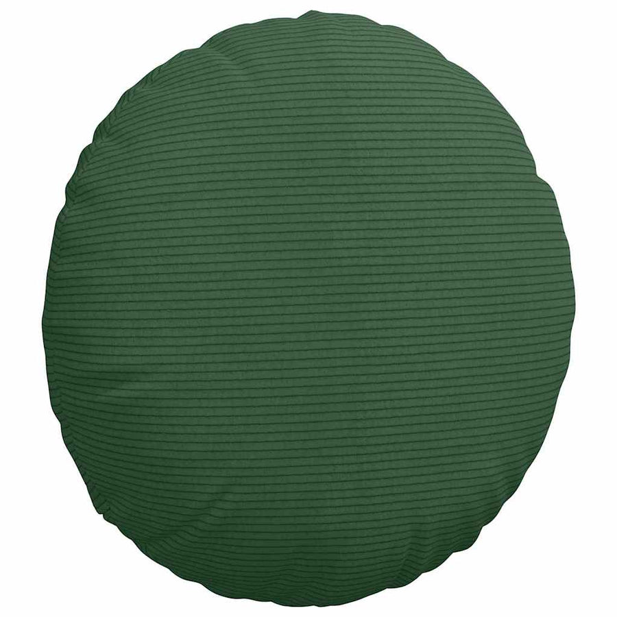 Zitkussens 2 pcs Donkergroen Ø 40 cm Katoen Stof