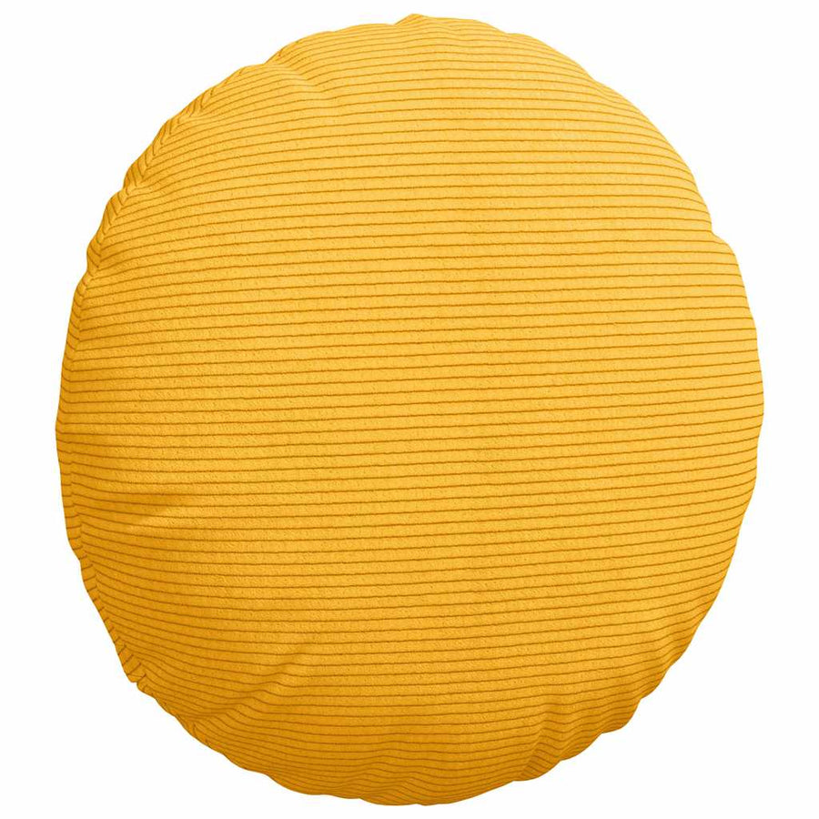 Zitkussens 2 pcs Lichtgeel Ø 40 cm Katoen Stof