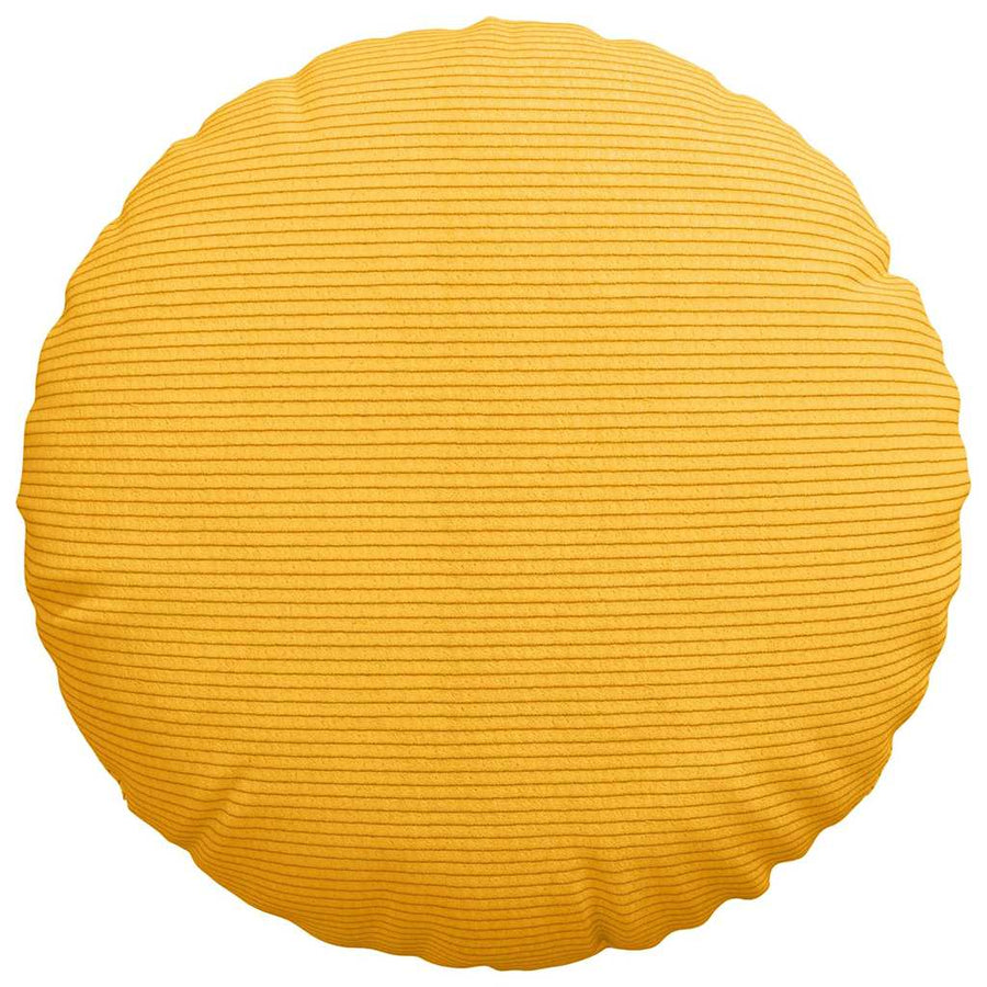 Zitkussens 2 pcs Lichtgeel Ø 40 cm Katoen Stof