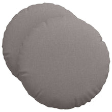 Zitkussens 2 pcs Taupe Ø50 x 19 cm Stof