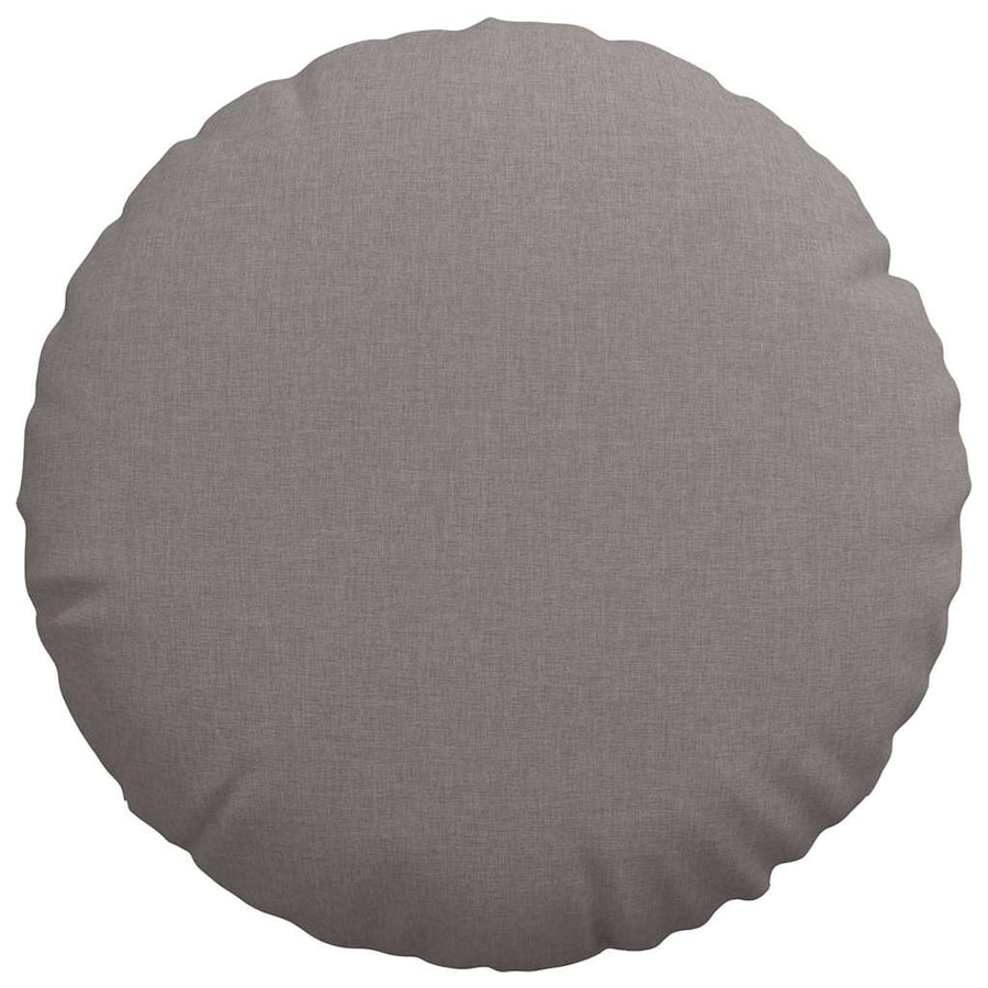 Zitkussens 2 pcs Taupe Ø50 x 19 cm Stof
