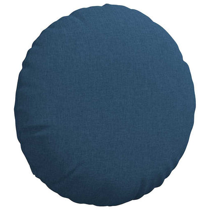 Zitkussens 2 pcs Blauw Ø50 x 19 cm Stof