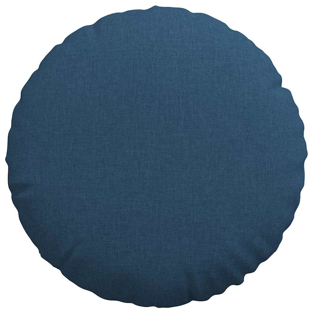 Zitkussens 2 pcs Blauw Ø50 x 19 cm Stof
