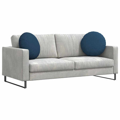 Zitkussens 2 pcs Blauw Ø50 x 19 cm Stof