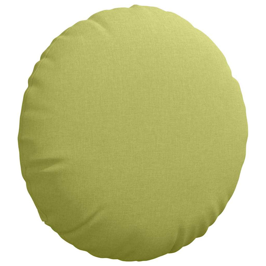 Zitkussens 2 pcs Lichtgroen Ø50 x 19 cm Stof