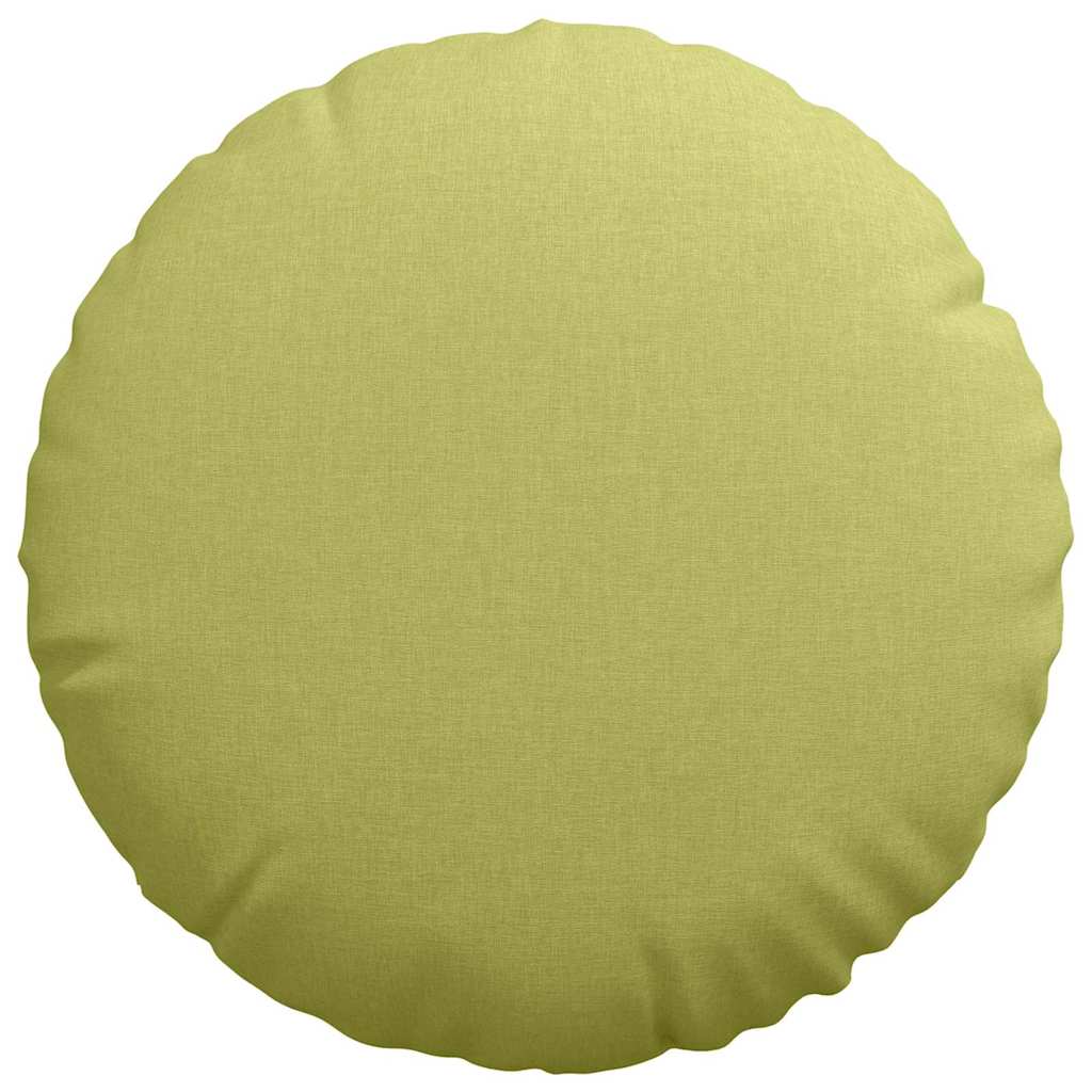 Zitkussens 2 pcs Lichtgroen Ø50 x 19 cm Stof