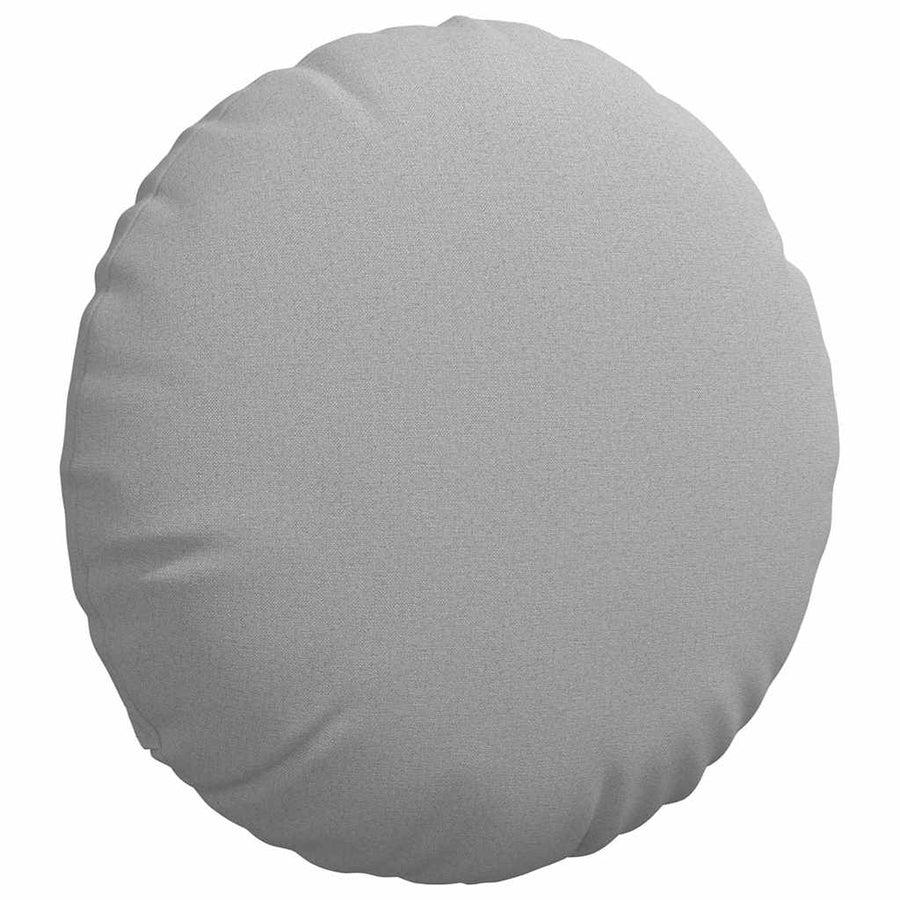 Zitkussens 2 pcs Wolkengrijs Ø50 x 19 cm Stof