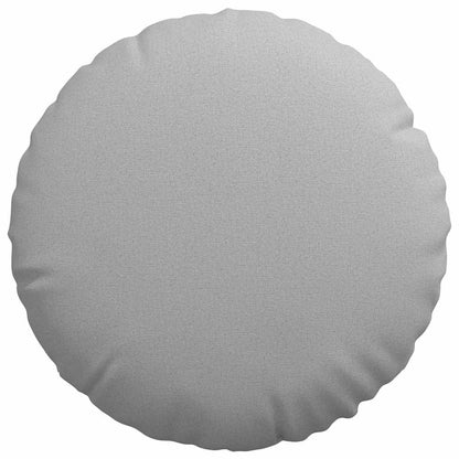 Zitkussens 2 pcs Wolkengrijs Ø50 x 19 cm Stof