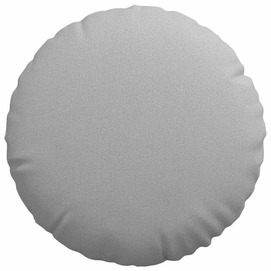 Zitkussens 2 pcs Wolkengrijs Ø50 x 19 cm Stof