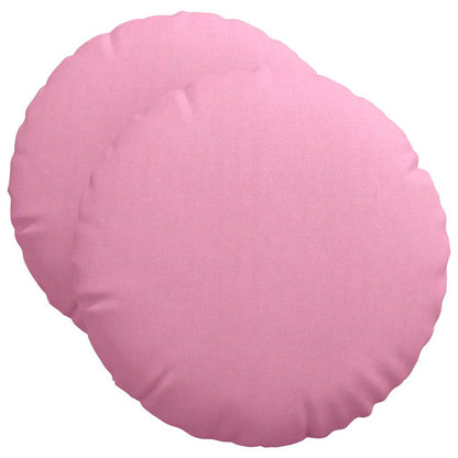 Zitkussens 2 pcs Roze Ø50 x 19 cm Stof