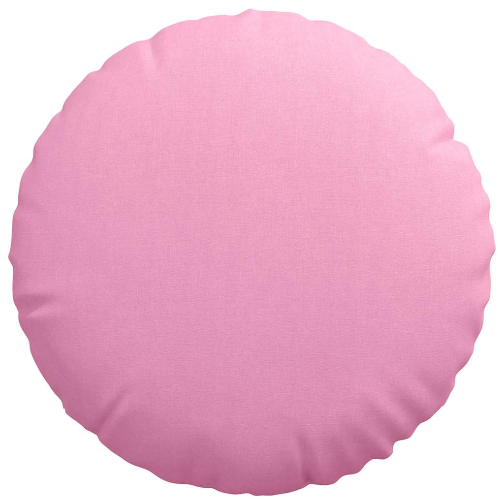 Zitkussens 2 pcs Roze Ø50 x 19 cm Stof