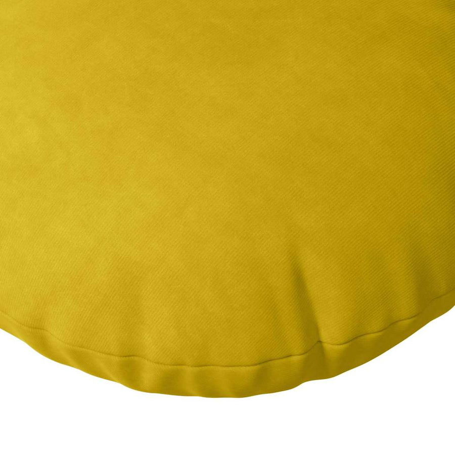 Zitkussens 2 pcs Geel Ø 40 x 13 cm Fluweel
