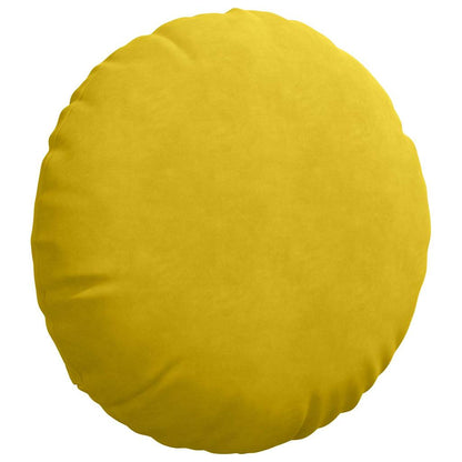 Zitkussens 2 pcs Geel Ø 40 x 13 cm Fluweel