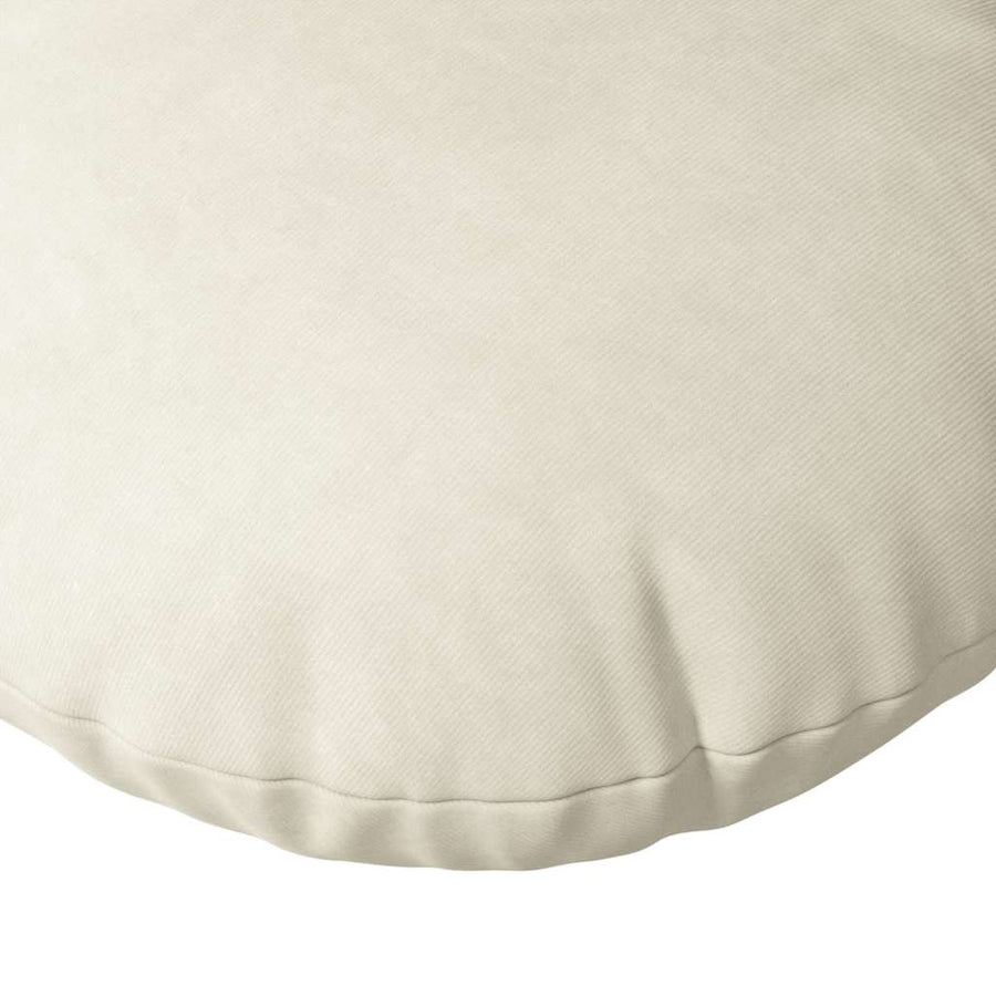 Zitkussens 2 pcs Crème Ø 40 x 13 cm Fluweel