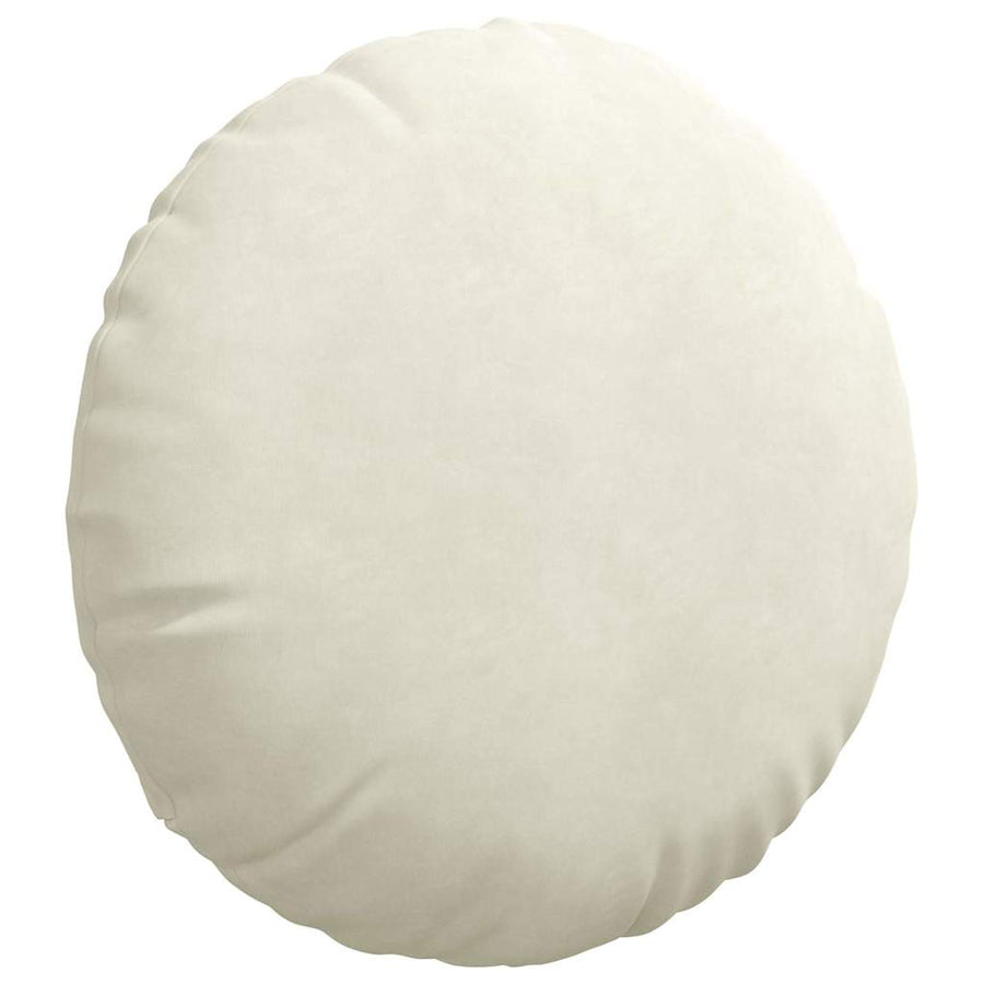 Zitkussens 2 pcs Crème Ø 40 x 13 cm Fluweel