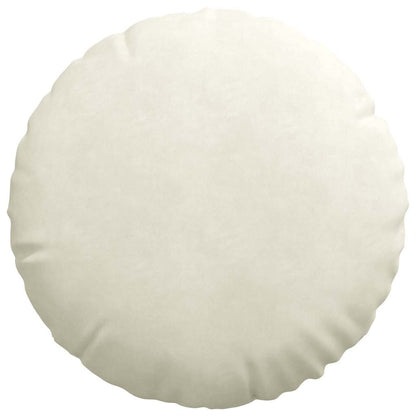 Zitkussens 2 pcs Crème Ø 40 x 13 cm Fluweel