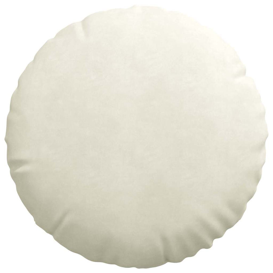 Zitkussens 2 pcs Crème Ø 40 x 13 cm Fluweel