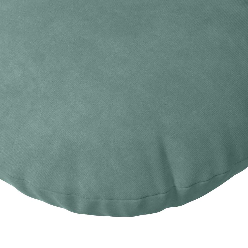 Zitkussens 2 pcs Zeegroen Ø 40 x 13 cm Fluweel