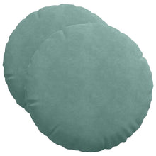 Zitkussens 2 pcs Zeegroen Ø 40 x 13 cm Fluweel