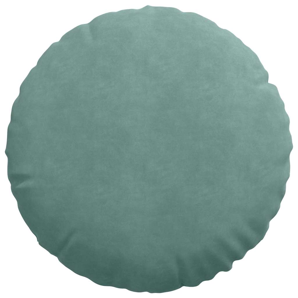 Zitkussens 2 pcs Zeegroen Ø 40 x 13 cm Fluweel