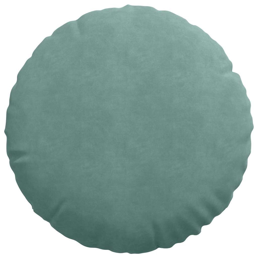 Zitkussens 2 pcs Zeegroen Ø 40 x 13 cm Fluweel
