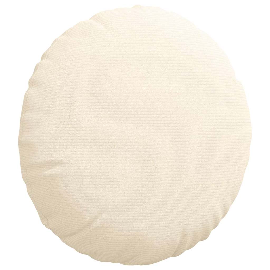 Zitkussens 2 pcs Crème Ø 50 cm Katoen Stof