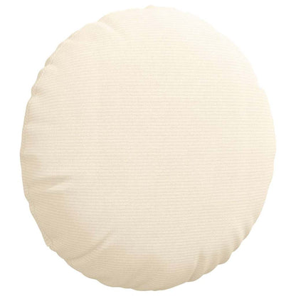 Zitkussens 2 pcs Crème Ø 50 cm Katoen Stof