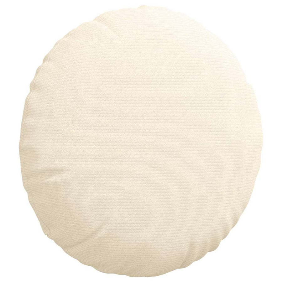 Zitkussens 2 pcs Crème Ø 50 cm Katoen Stof
