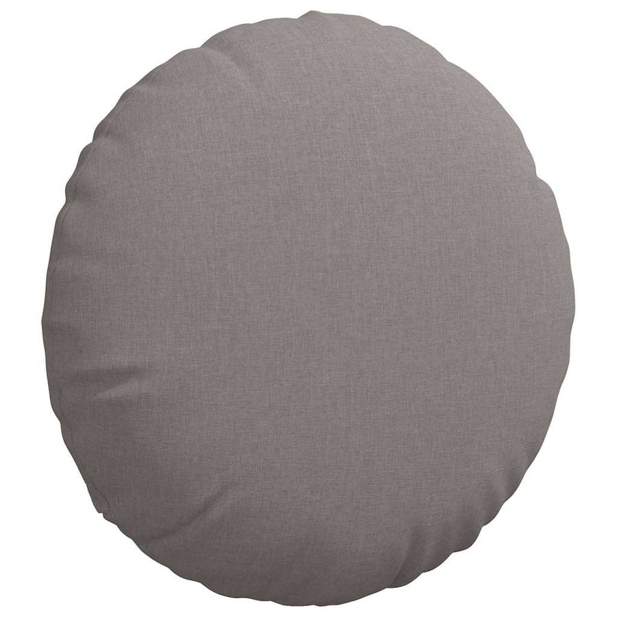 Zitkussens 2 pcs Taupe Ø60 x 21 cm Stof