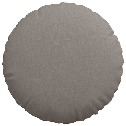 Zitkussens 2 pcs Taupe Ø60 x 21 cm Stof