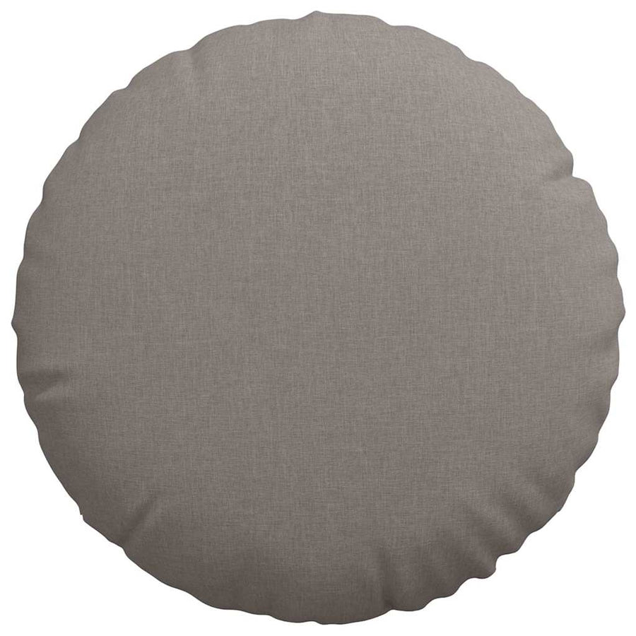 Zitkussens 2 pcs Taupe Ø60 x 21 cm Stof