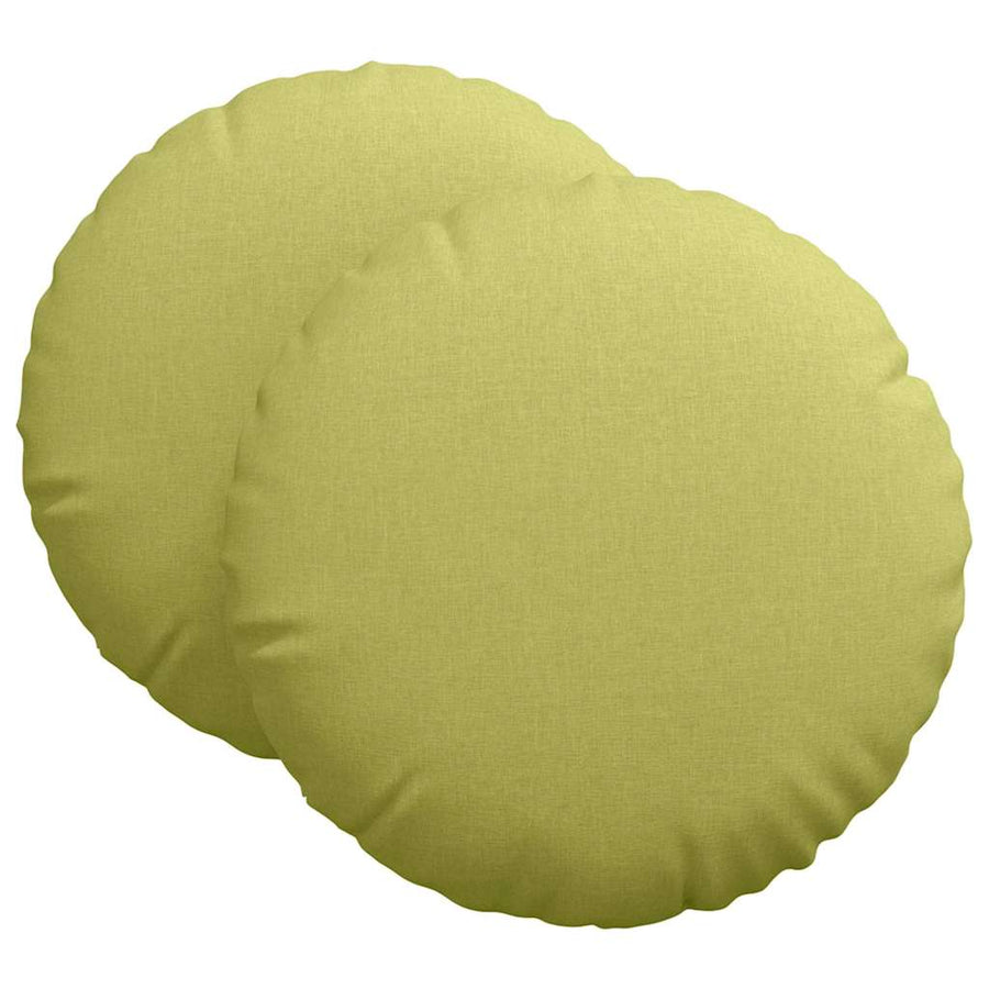 Zitkussens 2 pcs Lichtgroen Ø60 x 21 cm Stof