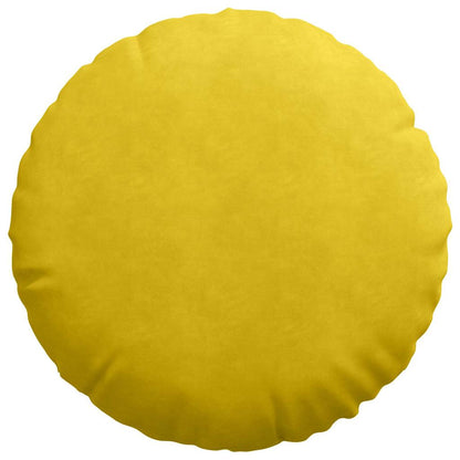 Zitkussens 2 pcs Geel Ø 40 x 13 cm Fluweel