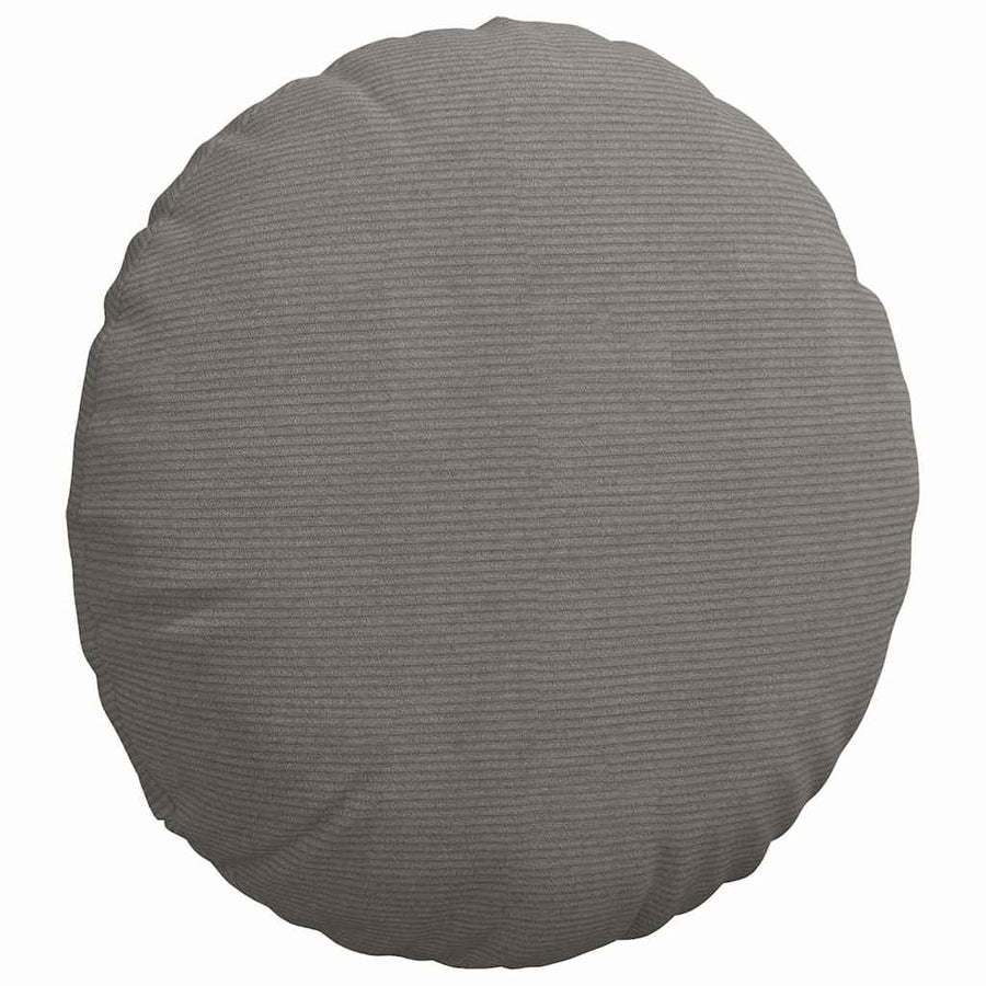 Zitkussens 2 pcs Lichtgrijs Ø 60 cm Katoen Stof