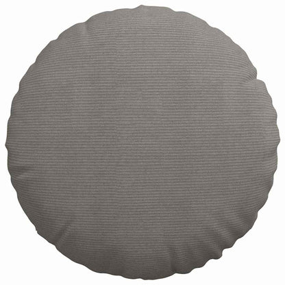 Zitkussens 2 pcs Lichtgrijs Ø 60 cm Katoen Stof