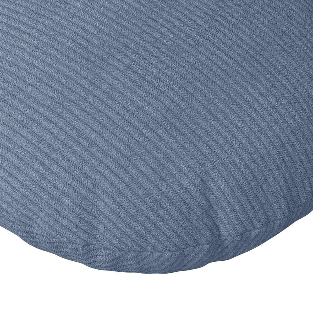 Zitkussens 2 pcs Blauw Ø 60 cm Katoen Stof